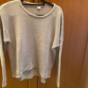 Helmet Lang grey cotton sweater